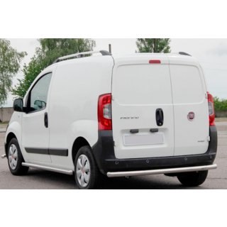 Задняя защита нержавейка Fiat Fiorino/Qubo 2008-2024 гг. фото 1
