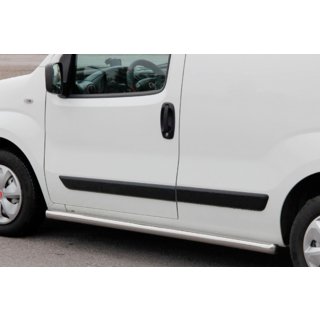 Боковые трубы Ø60 (2 шт., Нержавейка) Fiat Fiorino/Qubo 2008-2024 гг. фото 2
