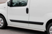 Peugeot Bipper 2008-2017 гг. Боковые трубы Ø60 (2 шт., Нержавейка) фото 2