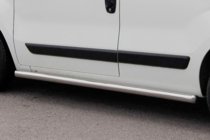 Peugeot Bipper 2008-2017 гг. Боковые трубы Ø60 (2 шт., Нержавейка) фото 3