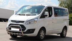 Ford Custom 2013-2022 гг. Кенгурятник WT003 (нержавейка) фото 3