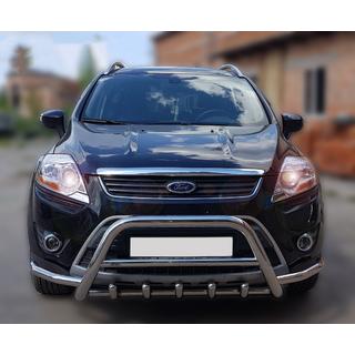 Кенгурятник WT003-Exclusive (нерж.) Ford Kuga 2008-2013 гг. фото 1