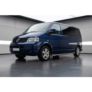 Боковые Подножки Maydos V1 (2 шт., Алюминий и Нержавейка) Volkswagen T5 Multivan 2003–2010 гг. фото 1