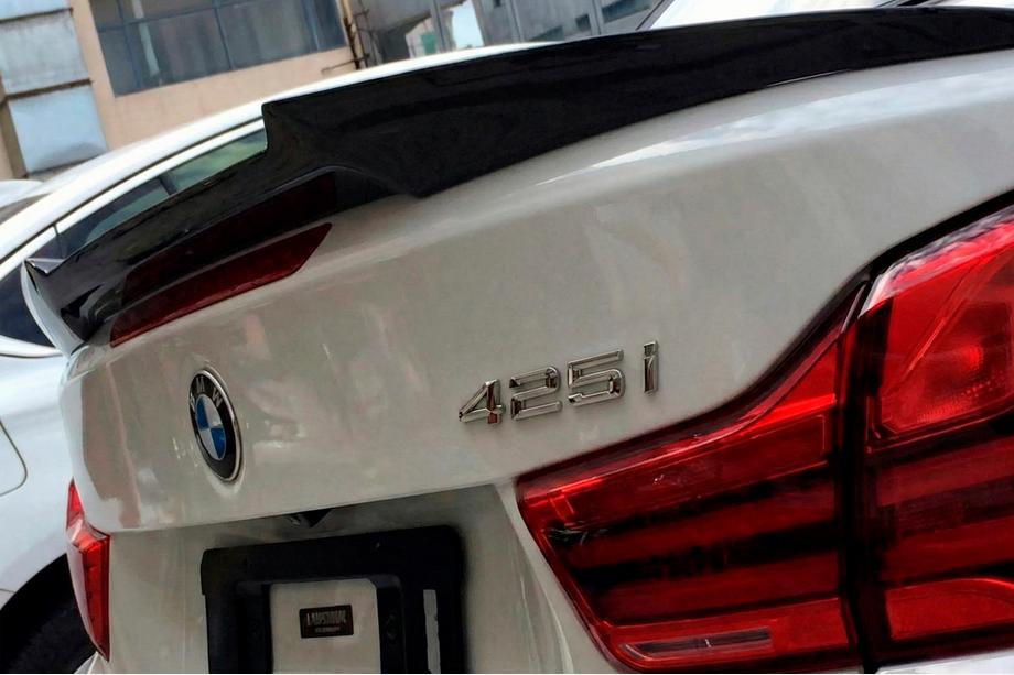 BMW 4 серия F32/F33/F36 2012-2020 гг. Спойлер M4-Style (для F33, черный глянец) Image