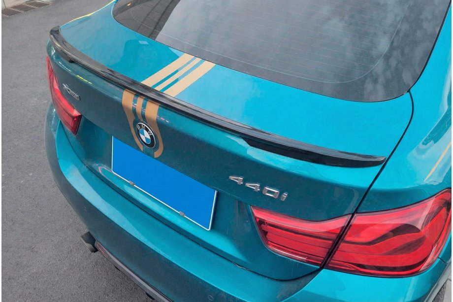 BMW 4 серия F32/F33/F36 2012-2020 гг. Спойлер P-Style (для F36, Черный Глянец) Image