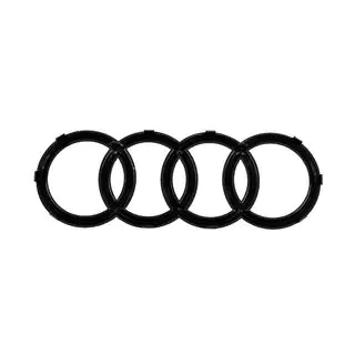 Передняя эмблема Audi Black (285 мм x 100 мм) фото 4