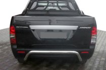 SsangYong Action 2005-2018 гг. Задняя защита AK006 (нержавейка) фото 1
