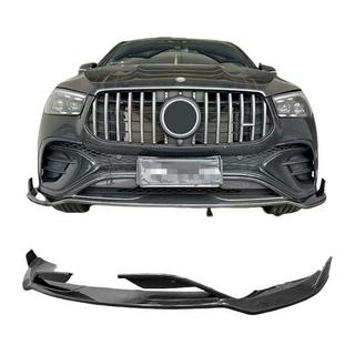 Накладка на передний бампер Lip (для GLE53/AMG-Line 2023-2026, Карбон)