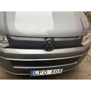Зимняя накладка на верхнюю решетку радиатора Volkswagen T5 2010-2015 гг. фото 3