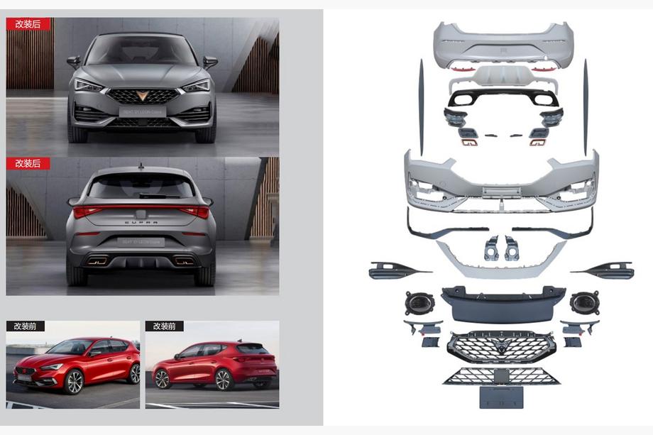 Seat Leon 2020- гг. Кузовной обвес Cupra Image