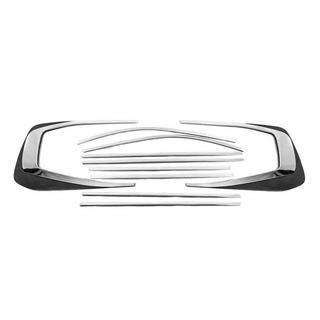 Полный комплект оконных молдингов Дизайн 2025 (2008-2015, нержавейка) Lexus LX570/450d 2008-2022 гг. фото 3