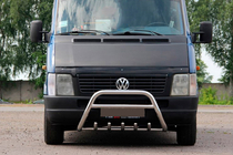 Volkswagen LT 1995-2006 гг. Кенгурятник WT003 (нержавейка) фото 1