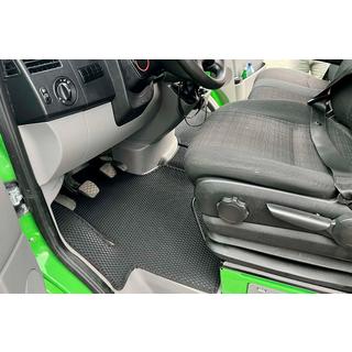 Резиновые Коврики Carsuit V1 (Черные) Mercedes Sprinter W906 2006–2018 гг. фото 1