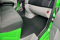 Volkswagen Crafter 2006-2016 гг. Резиновые Коврики Carsuit V1 (Черные) фото 2