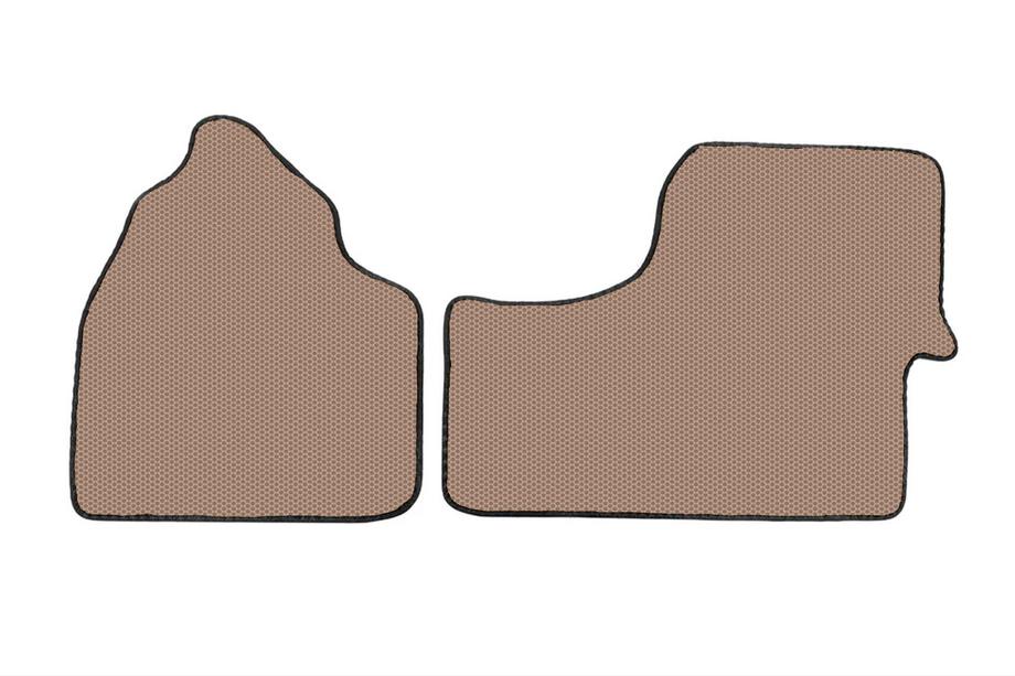 Volkswagen Crafter 2006-2016 гг. Резиновые Коврики Carsuit V2 (Бежевые) Image