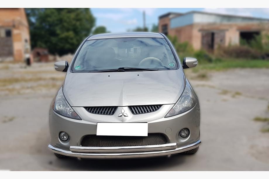 Mitsubishi Grandis 2003-2011 гг. Передняя защита ST014 (нержавейка) d60/60 Image