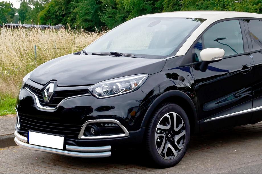 Renault Captur 2013-2019 гг. Передняя защита ST085 Нержавейка Image
