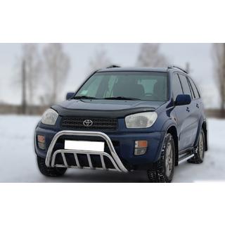 Передняя Дуга WT002 (Нержавейка) Toyota Rav 4 2001-2005 гг. фото 3