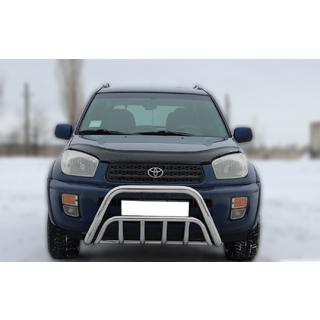Передняя Дуга WT002 (Нержавейка) Toyota Rav 4 2001-2005 гг. фото 1