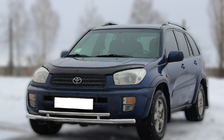 Toyota Rav 4 2001-2005 гг. Передняя защита ST014-1 (нержавейка) фото 3