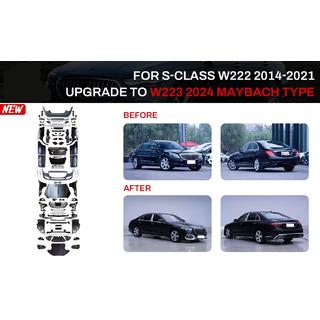 Комплект рестайлинга в W223 Maybach (с дверными ручками и вставками) фото 1