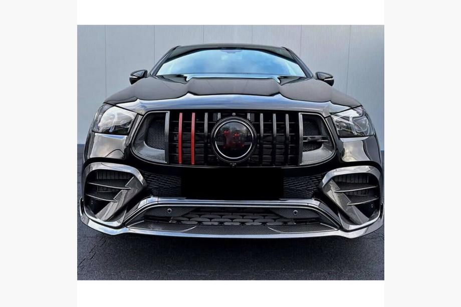 Mercedes GLE coupe C167 2019- гг. Решетка радиатора GT Panamericana GT-R Carbon (для AMG-Line/GLE53/GLE63 2019-2023) Фото 1