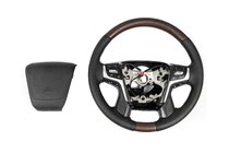 Toyota Land Cruiser 200 2007-2021 гг. Руль с подогревом (темное дерево) фото 6