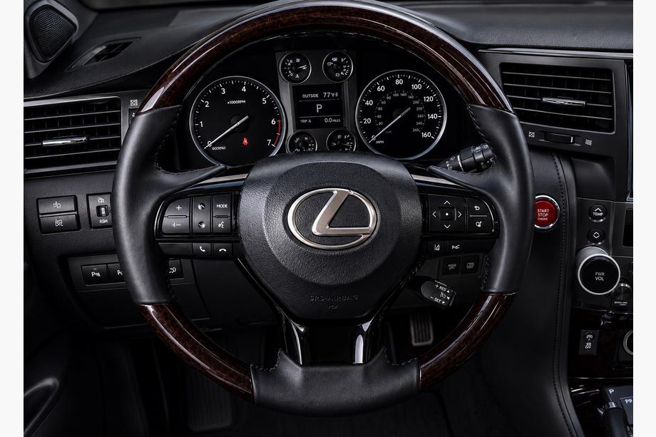 Lexus LX570/450d 2008-2022 гг. Руль в сборе (с подогревом, под дерево) Image
