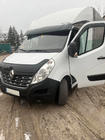 Renault Master 2011-2023 гг. Козырек на лобовое стекло V1 (черный глянец, 5мм) фото 2