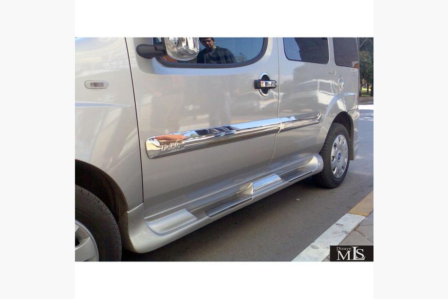 Fiat Doblo I 2005-2010 гг. Боковые Пороги Sorento Тип (Под Покраску) Фото 5