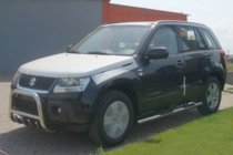 Suzuki Grand Vitara 2005-2017 гг. Боковые трубы (2 шт., нержавейка) фото 2