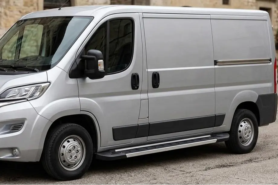Citroen Jumper 2007-2025 гг. Боковые пороги RedLine V1 (2 шт., алюминий) Image