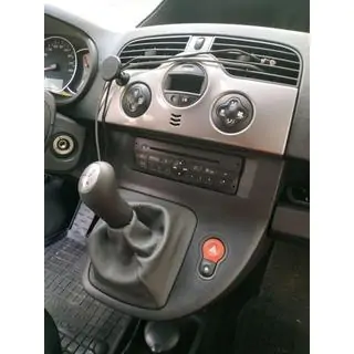 Чехол КПП Кожаный Черный Renault Kangoo 2008–2020 гг. фото 2