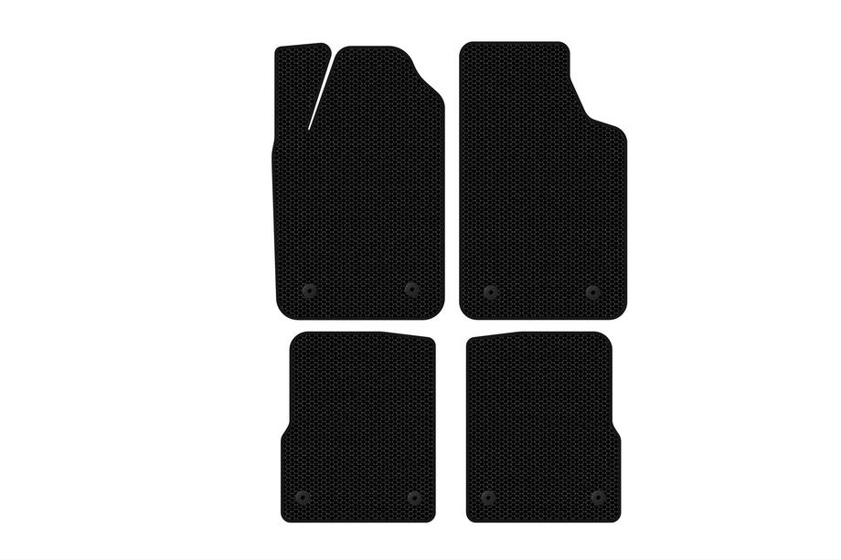Audi A2 1999-2005 гг. Резиновые Коврики Carsuit (HB, черные) Image