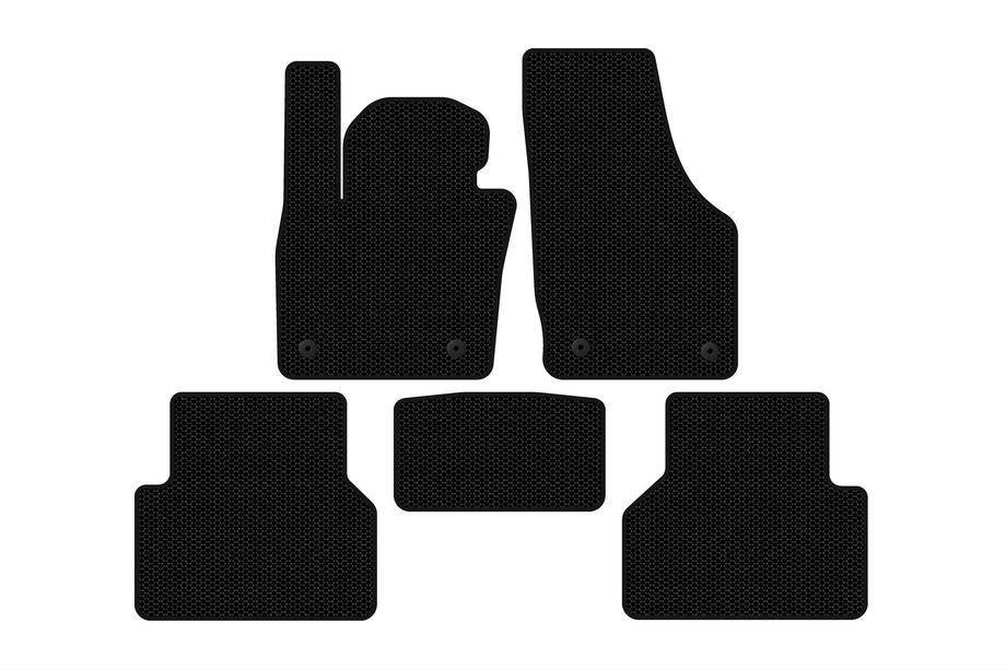 Audi Q3 2011-2019 гг. Резиновые Коврики Carsuit (Черные) Image