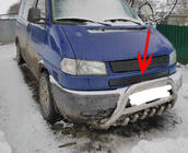 Volkswagen T4 Caravelle/Multivan 1990–2003 гг. Нижняя накладка на решетку радиатора фото 1