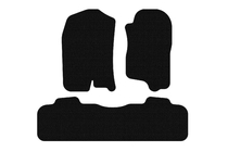Chevrolet Tahoe 2007-2014 гг. Резиновые коврики Carsuit (2 ряда, 2007-2014, черные) фото 1
