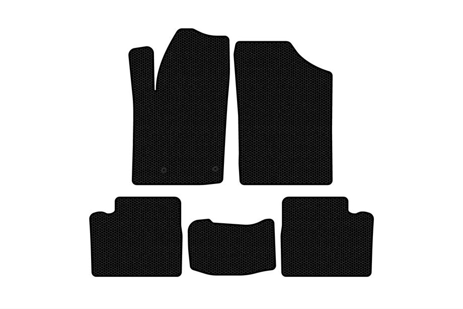 Citroen Berlingo 1996-2008 гг. Резиновые Коврики Carsuit (Черные) Фото 1
