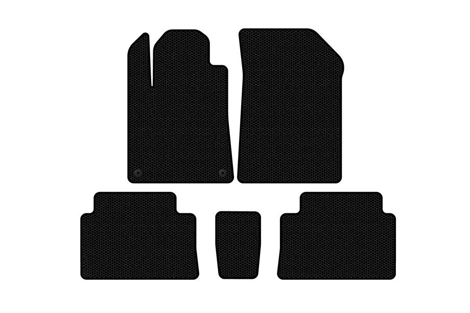 Citroen C-5 2001-2008 гг. Резиновые Коврики Carsuit (Черные) Image