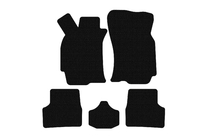 Fiat Albea 2002-2012 гг. Резиновые коврики Carsuit (SD, черные) фото 1