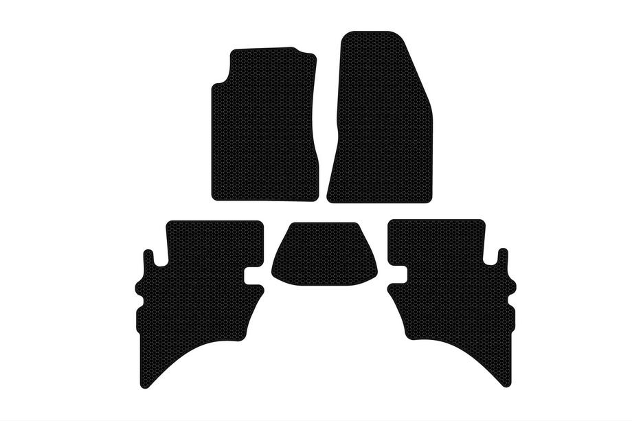 Ford Ranger 2002-2006 гг. Резиновые Коврики Carsuit (Черные) Image