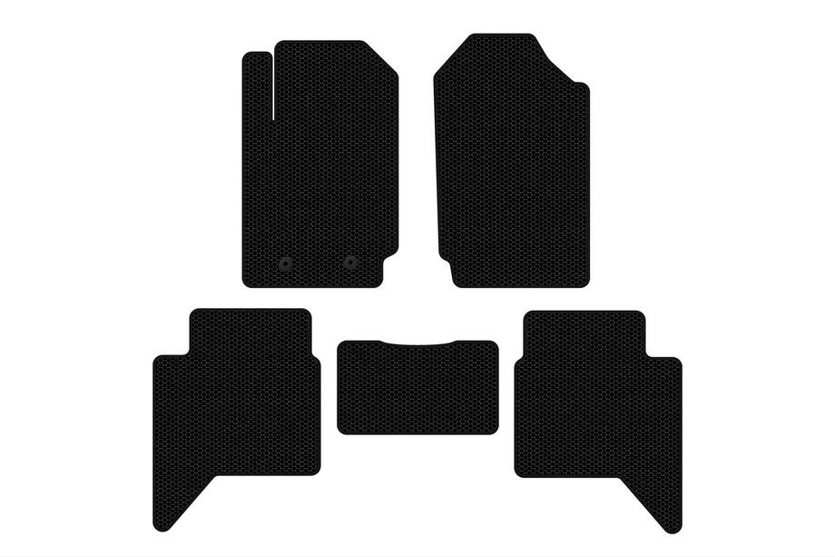 Ford Ranger 2011–2022 гг. Резиновые Коврики Carsuit (Черные) Image