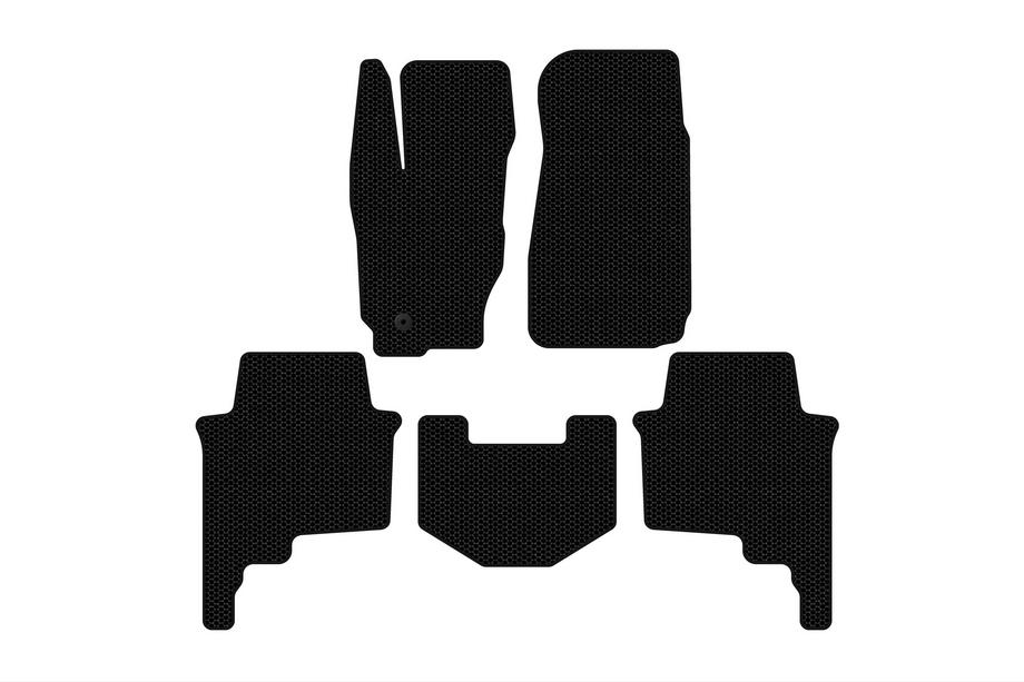 Jeep Commander 2005-2010 гг. Резиновые Коврики Carsuit (Черные) Image