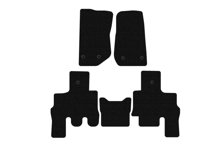 Jeep Wrangler 2007-2017 гг. Резиновые Коврики Carsuit (Черные) Image