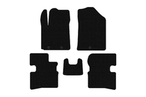 Kia Picanto 2004-2011 гг. Резиновые коврики Carsuit (2009-2011, HB, черные) фото 1