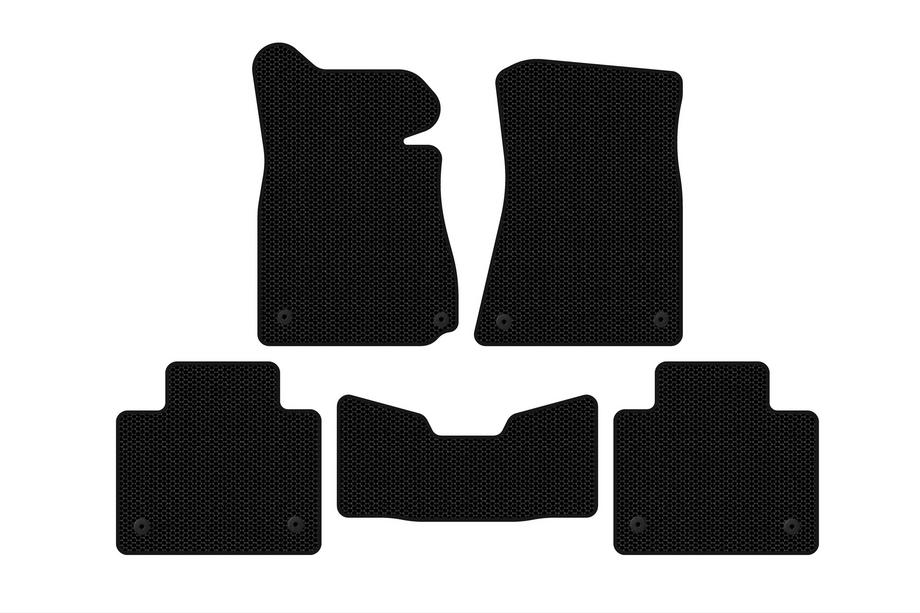 Lexus GS 2011-2020 гг. Резиновые коврики Carsuit (2011-2015, SD, без полного привода, черные) Фото 1