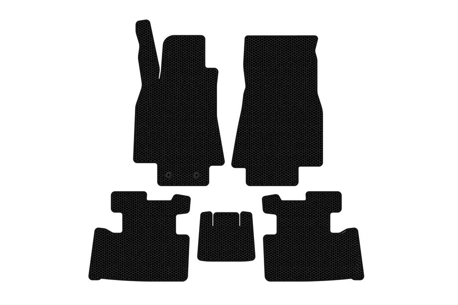 Mercedes A-class W169 2004-2012 гг. Резиновые коврики Carsuit (2004-2008, HB, 5-дверный, черные) Image