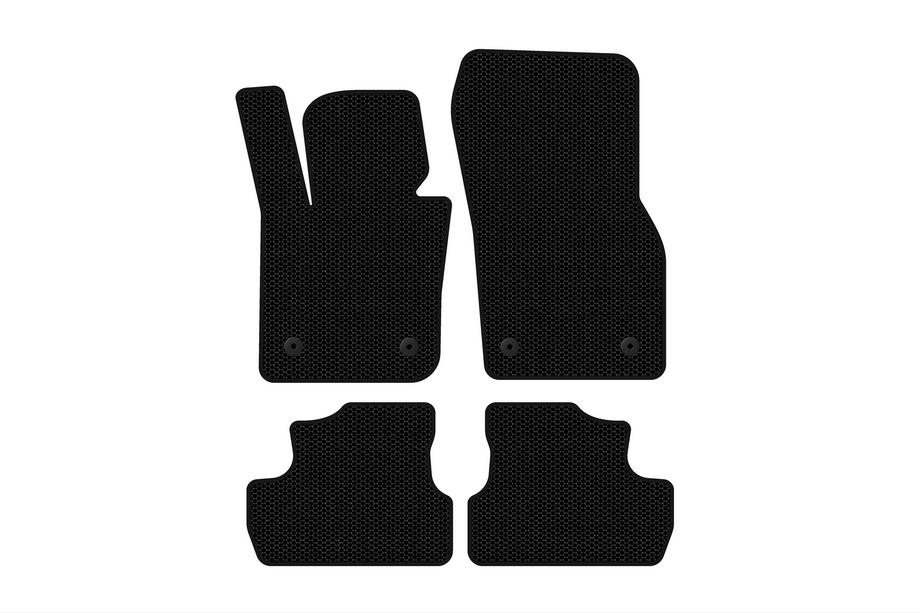 Mini Cooper F55/56/57 2014-2023 гг. Резиновые коврики Carsuit (для S F56, черные) Image