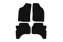 Mitsubishi L200 1996-2006 гг. Резиновые Коврики Carsuit (Черные) фото 1