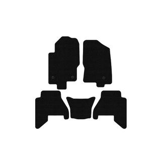 Резиновые коврики в салон Carsuit V2 (2 ряда, черные, 2010-2014) Nissan Pathfinder R51 2005-2014 гг. фото 1